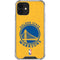 NBA Golden State Warriors Distressed iPhone 12 Mini Clear Case