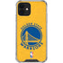 NBA Golden State Warriors Distressed iPhone 12 Mini Clear Case