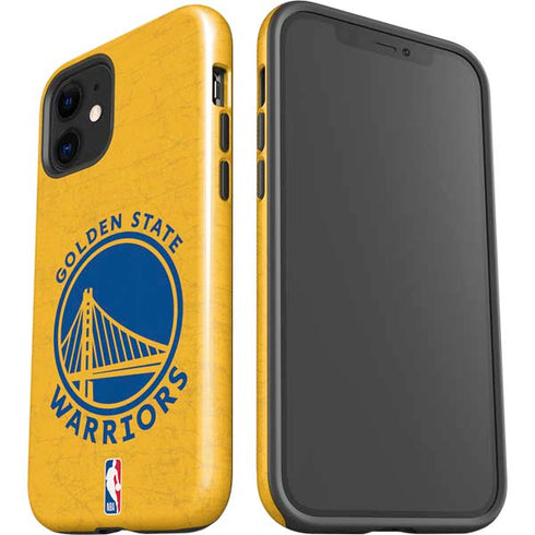 NBA Golden State Warriors Distressed iPhone 12 Mini Impact Case
