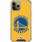 NBA Golden State Warriors Distressed iPhone 12 Pro Clear Case