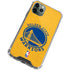 NBA Golden State Warriors Distressed iPhone 12 Pro Clear Case