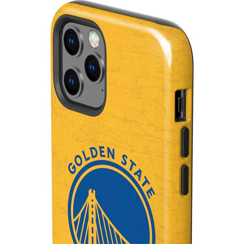 NBA Golden State Warriors Distressed iPhone 12 Pro Impact Case