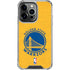 NBA Golden State Warriors Distressed iPhone 13 Pro Clear Case