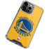 NBA Golden State Warriors Distressed iPhone 13 Pro Clear Case