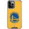 NBA Golden State Warriors Distressed iPhone 14 Pro Max Clear Case