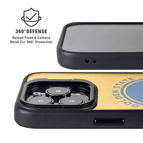 NBA Golden State Warriors Distressed iPhone 14 Pro Max Kickstand Case