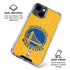 NBA Golden State Warriors Distressed iPhone 15 Clear Case