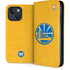 NBA Golden State Warriors Distressed iPhone 15 Plus Folio Case