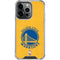 NBA Golden State Warriors Distressed iPhone 15 Pro Clear Case
