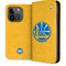 NBA Golden State Warriors Distressed iPhone 15 Pro Folio Case