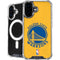 NBA Golden State Warriors Distressed iPhone 16 MagSafe Case