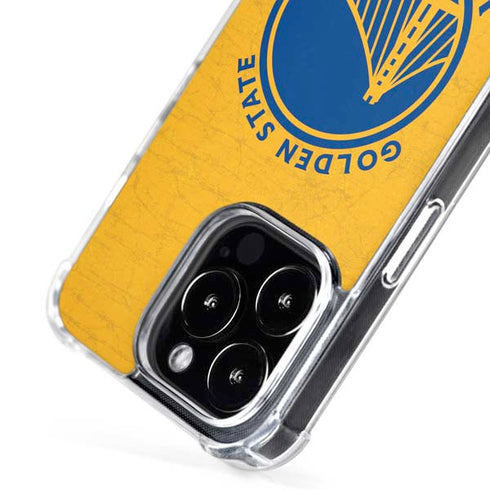 NBA Golden State Warriors Distressed iPhone 16 Pro Max MagSafe Case