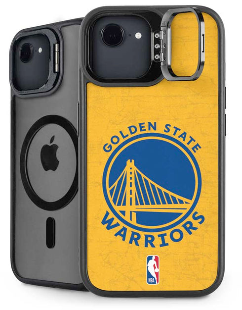 NBA Golden State Warriors Distressed iPhone 16e Kickstand Case
