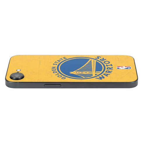 NBA Golden State Warriors Distressed iPhone 16e Skin
