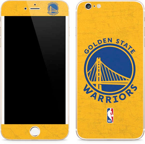 NBA Golden State Warriors Distressed iPhone 6/6s Plus Skin