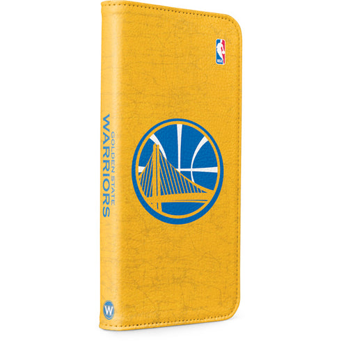 NBA Golden State Warriors Distressed iPhone 8 Folio Case