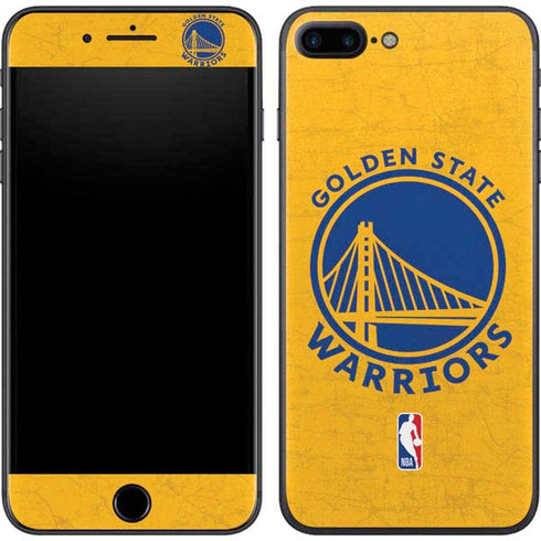 NBA Golden State Warriors Distressed iPhone 8 Plus Skin