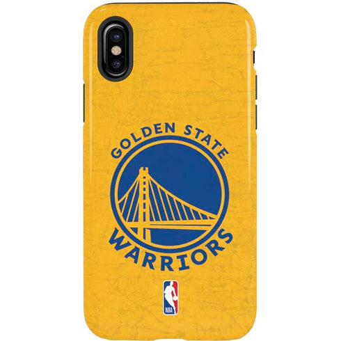 NBA Golden State Warriors Distressed iPhone X Pro Case