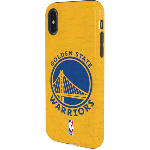 NBA Golden State Warriors Distressed iPhone X Pro Case