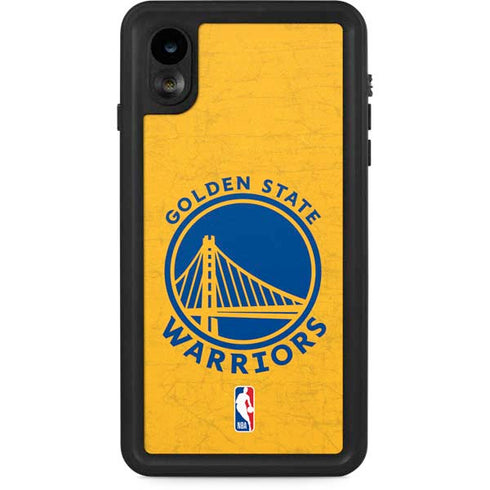 NBA Golden State Warriors Distressed iPhone XR Waterproof Case