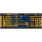 NBA Golden State Warriors Distressed K95 RGB PLATINUM Mechanical Gaming Keyboard Skin