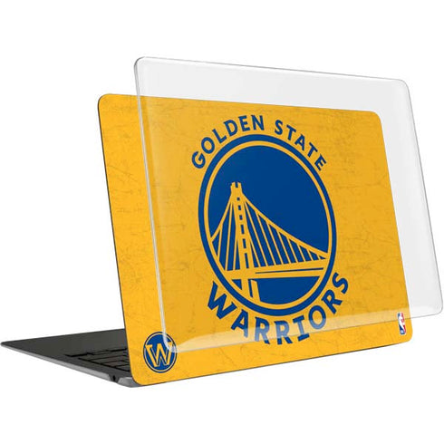 NBA Golden State Warriors Distressed MacBook Air 13in (2020) Case plus Skin