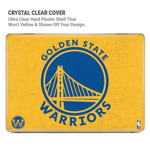 NBA Golden State Warriors Distressed MacBook Air 13in (2020) Case plus Skin
