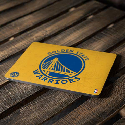 NBA Golden State Warriors Distressed Apple MacBook Air Skin