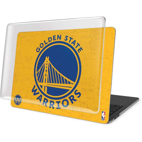 NBA Golden State Warriors Distressed MacBook Pro 13in (2020) Case plus Skin