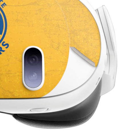 NBA Golden State Warriors Distressed Meta Quest 3 Skin