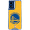 NBA Golden State Warriors Distressed Moto G Play 4G (2024) Clear Case