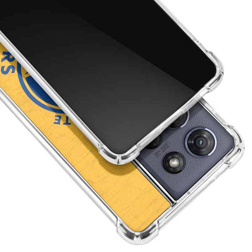 NBA Golden State Warriors Distressed Moto G Power 5G (2025) Clear Case