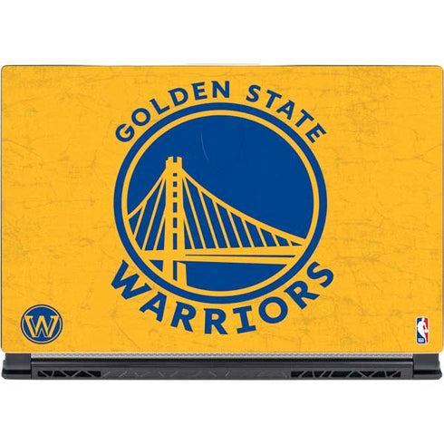 NBA Golden State Warriors Distressed MSI GS65 Stealth Laptop Skin