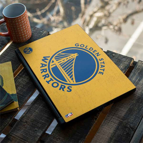 NBA Golden State Warriors Distressed MSI GS65 Stealth Laptop Skin
