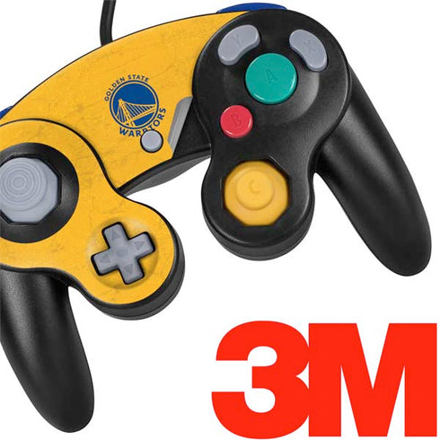 NBA Golden State Warriors Distressed Nintendo GameCube Controller Skin