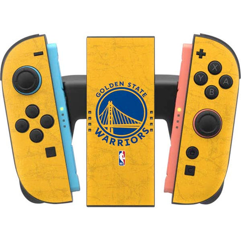 NBA Golden State Warriors Distressed Nintendo Switch 2 (2025) Joy-Con Controller Skin