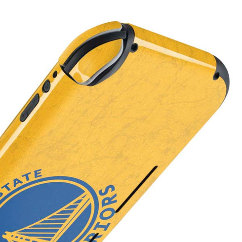 NBA Golden State Warriors Distressed Nintendo Switch Lite Skin