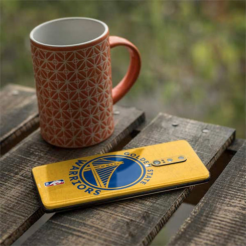 NBA Golden State Warriors Distressed OnePlus 7 Pro Skin