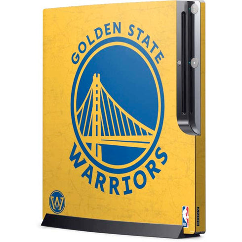 NBA Golden State Warriors Distressed Playstation 3 & PS3 Slim Skin