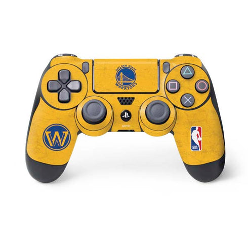 NBA Golden State Warriors Distressed PS4 Controller Skin