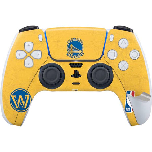NBA Golden State Warriors Distressed PS5 Pro Bundle Skin
