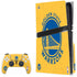 NBA Golden State Warriors Distressed PS5 Pro Disk Bundle Skin