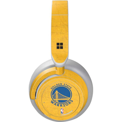 NBA Golden State Warriors Distressed Surface Headphones Skin