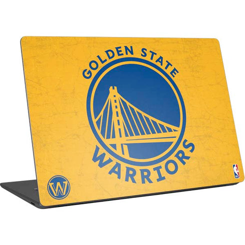 NBA Golden State Warriors Distressed Surface Laptop 4 15in Skin