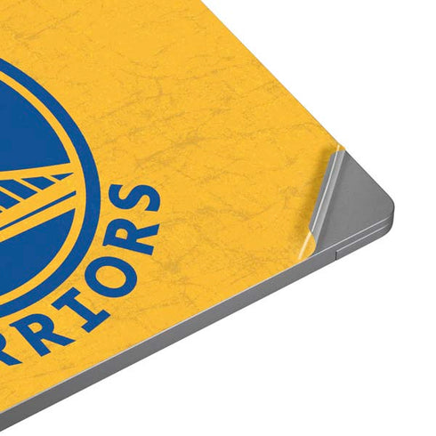 NBA Golden State Warriors Distressed Surface Laptop 4 15in Skin