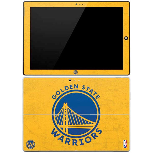 NBA Golden State Warriors Distressed Surface Pro 3 Skin
