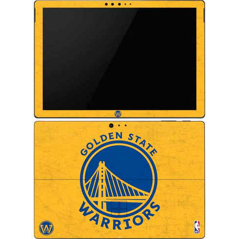 NBA Golden State Warriors Distressed Surface Pro 6 Skin