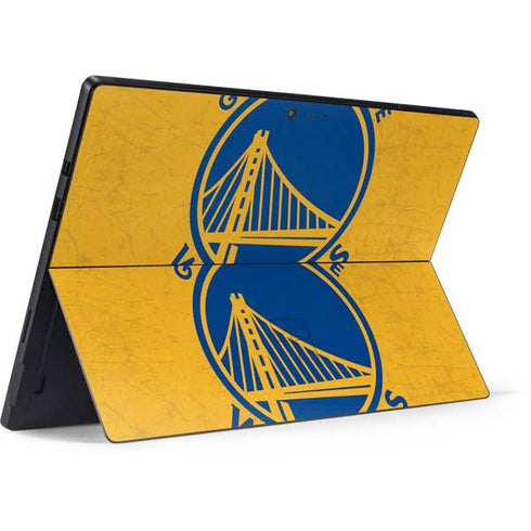 NBA Golden State Warriors Distressed Surface Pro 6 Skin