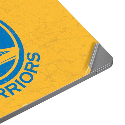 NBA Golden State Warriors Distressed Laptop Skins
