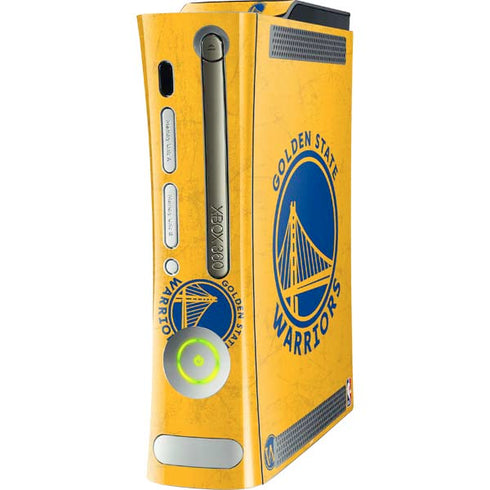 NBA Golden State Warriors Distressed Xbox 360 (Includes HDD) Skin